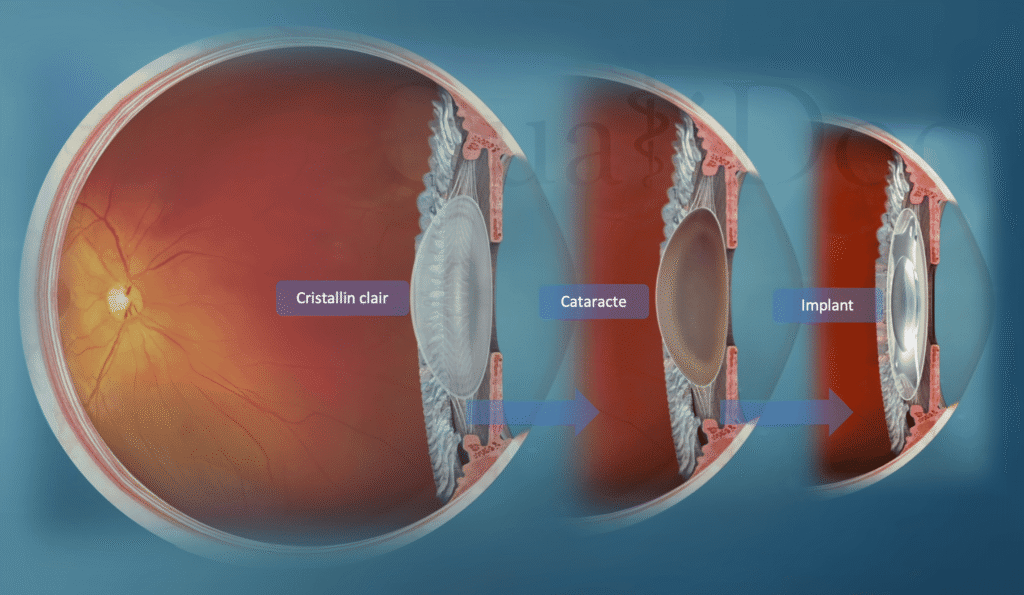 Lentille intraoculaire - Implantation